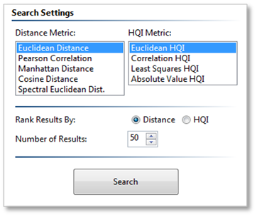 Analyze IQ SmartSearch settings
